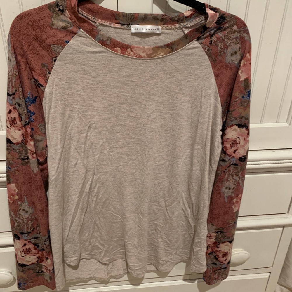 Coco and Main baseball shirt